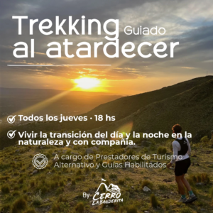 Trekking guiado al atardecer